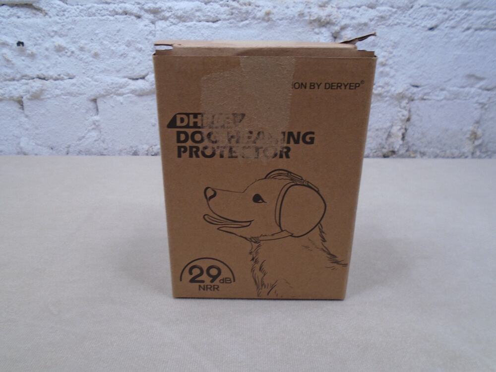 DHP05 DOG HEARING PROTECTOR 29db Ear Muffs Innovation by Deryep Small Blue NEW